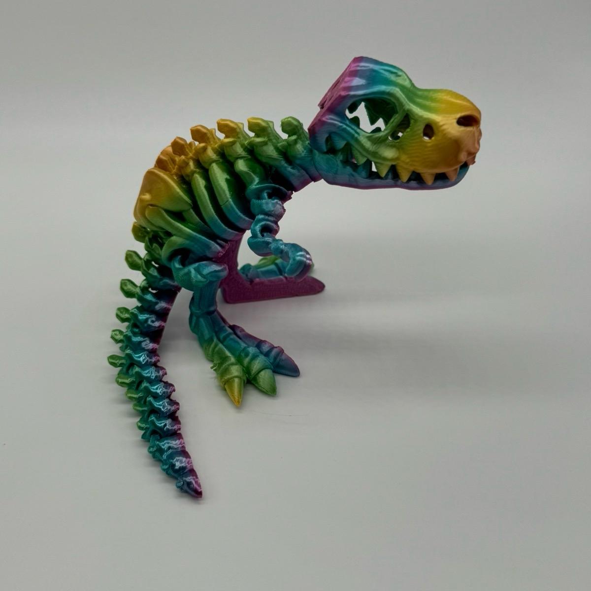 Skeleton Dinosaurs 3D Printed Home Decor TRex Spinasaurus Triceratops Stegosaurus