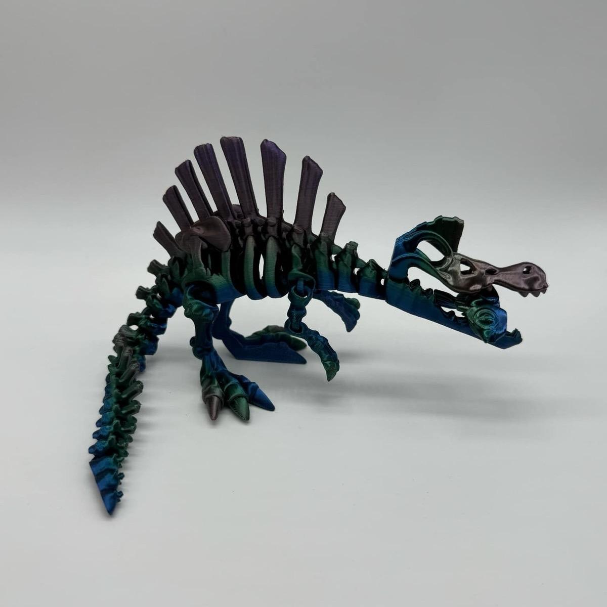 Skeleton Dinosaurs 3D Printed Home Decor TRex Spinasaurus Triceratops Stegosaurus