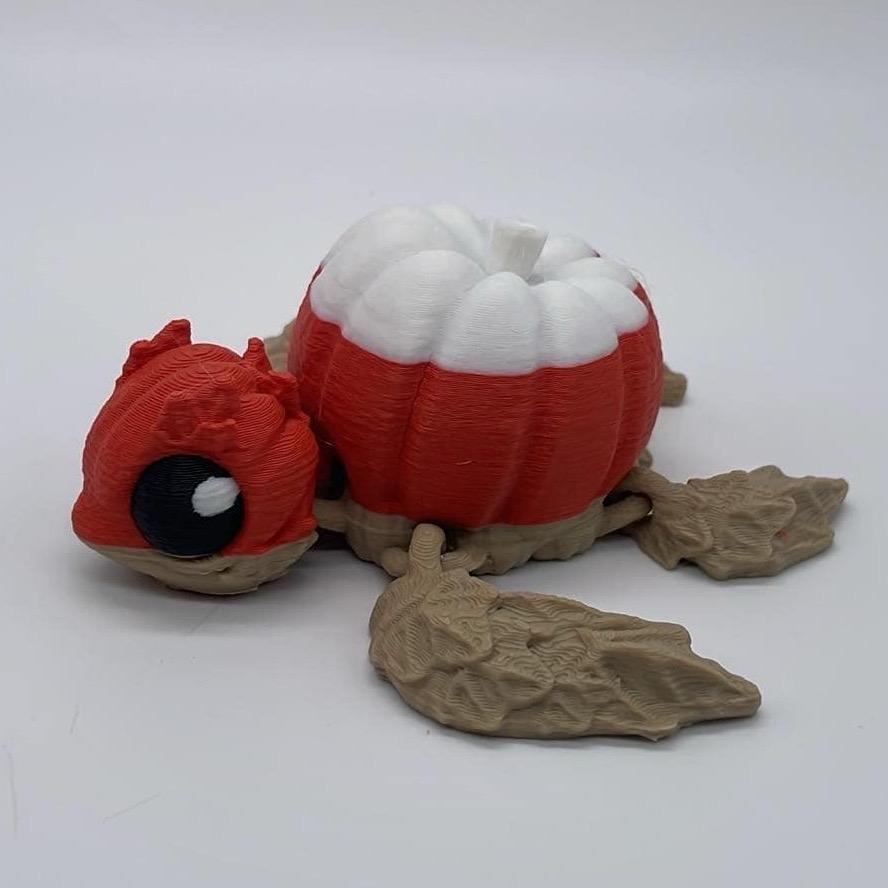 Autumn Turtles 3D Printed Home Decor