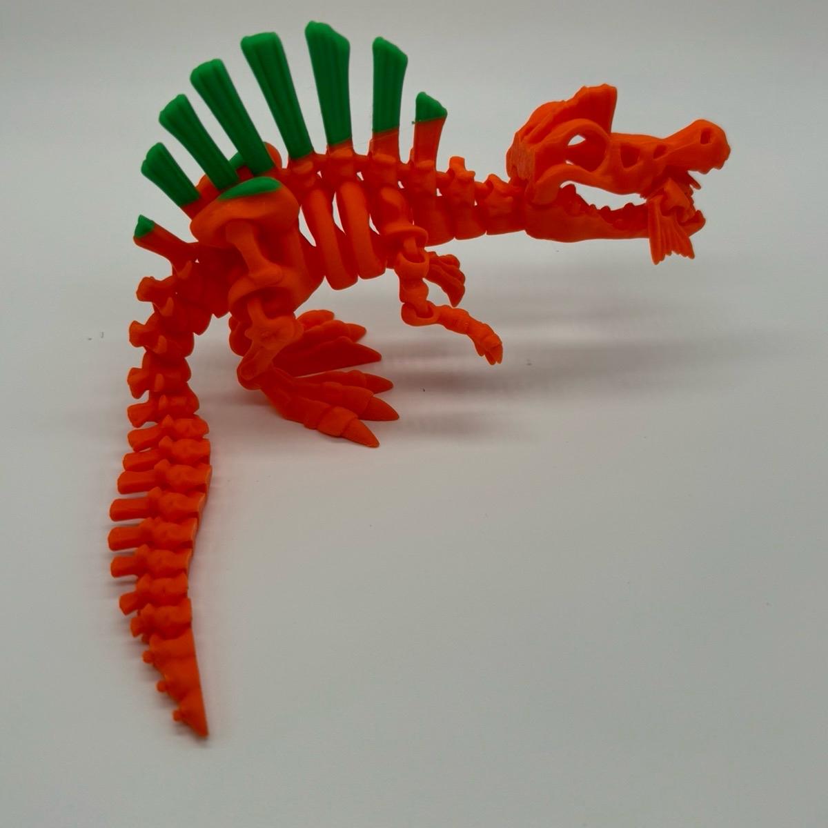 Skeleton Dinosaurs 3D Printed Home Decor TRex Spinasaurus Triceratops Stegosaurus