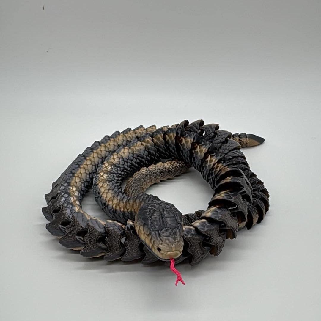 Snake and Rattlesnake 3D Printed Home Decor