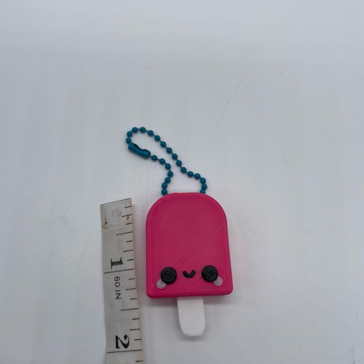 Popsicle Keychain 3D Printed Bag Charm Accessory