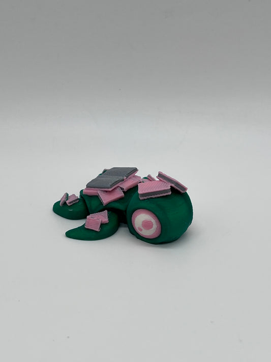 Book Turtle 3D Printed Home Decor Reading Turtle