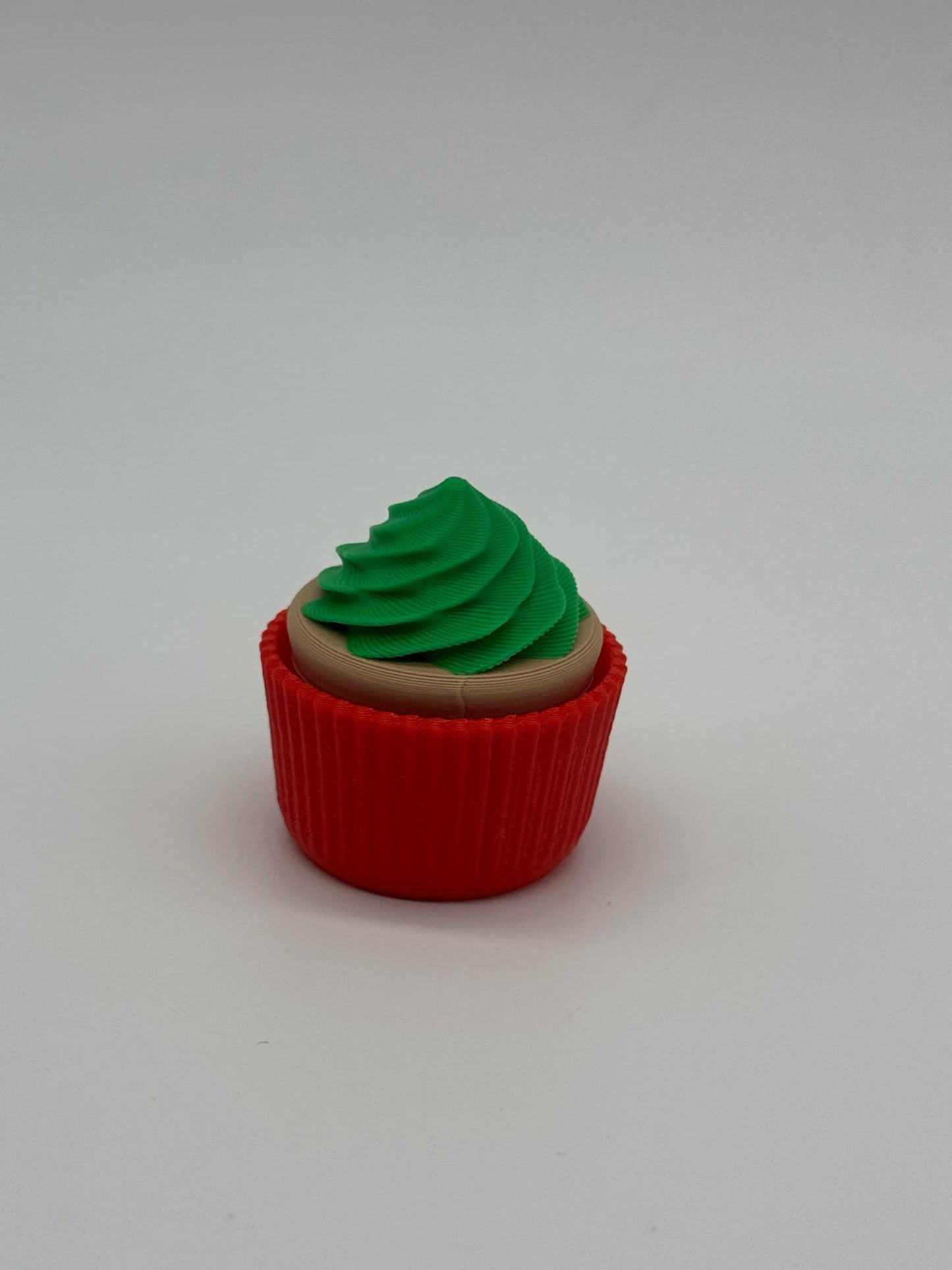 Cupcake Clicker 3D Printed Keychain Accessory