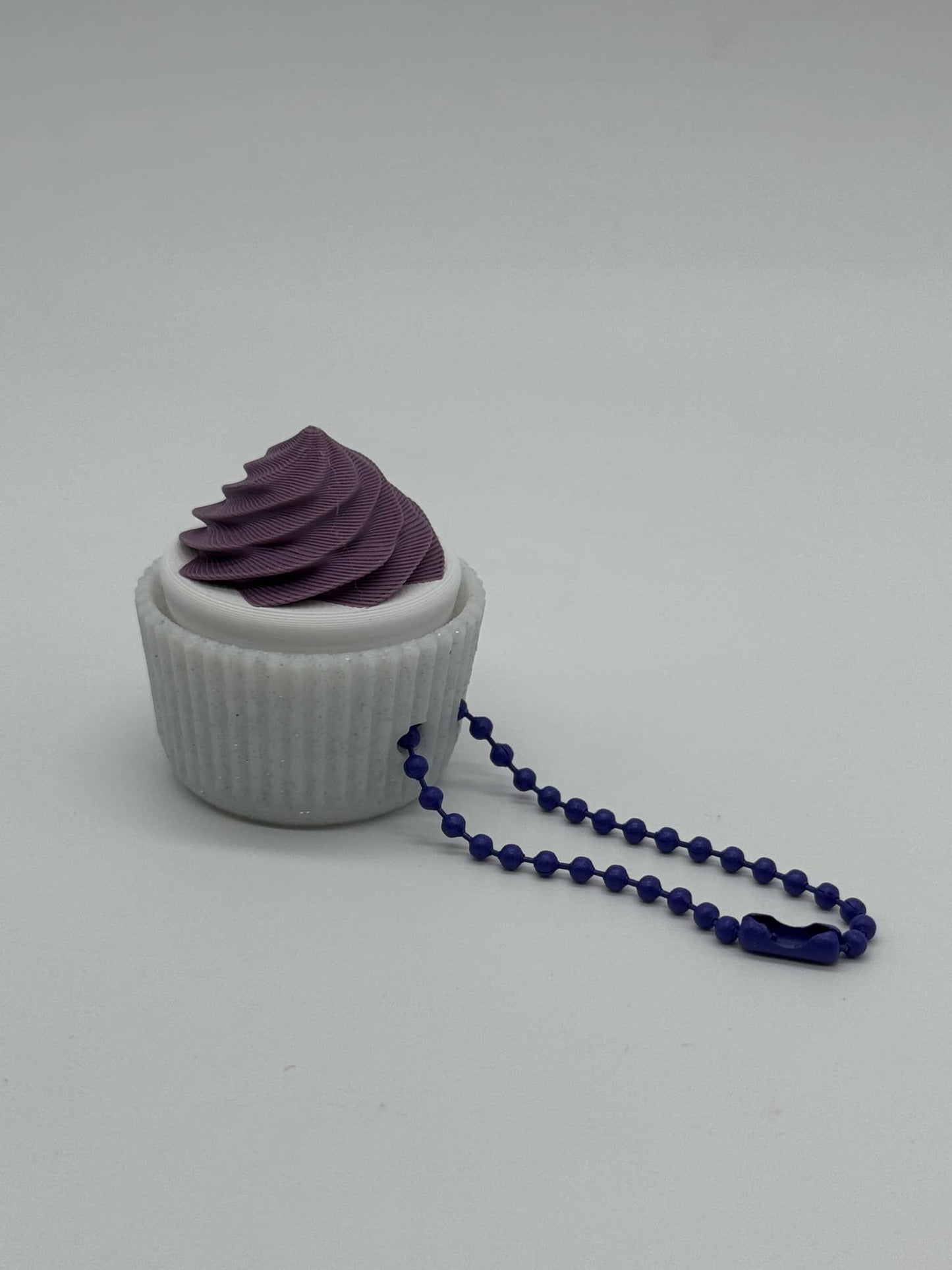 Cupcake Clicker 3D Printed Keychain Accessory