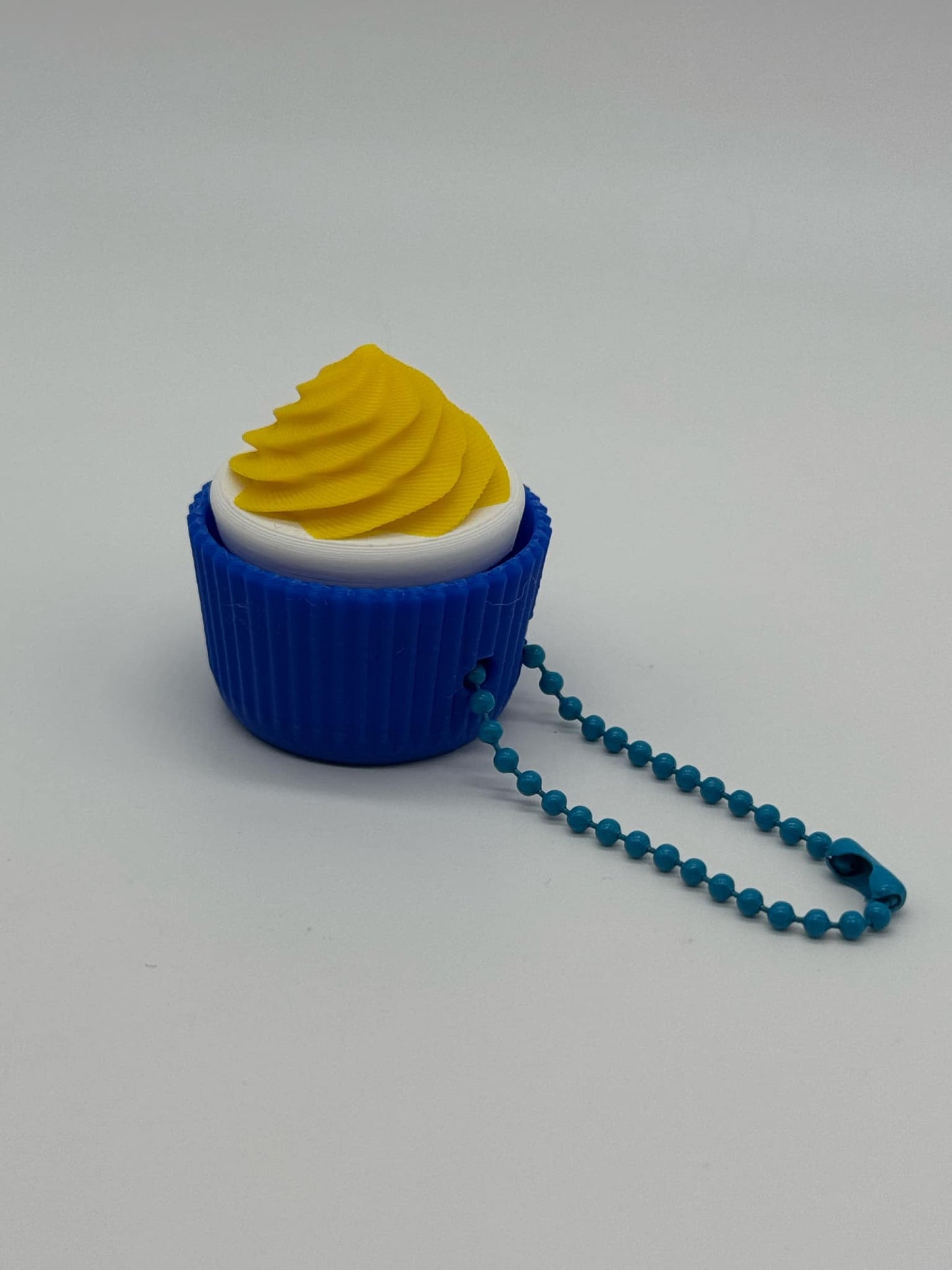 Cupcake Clicker 3D Printed Keychain Accessory