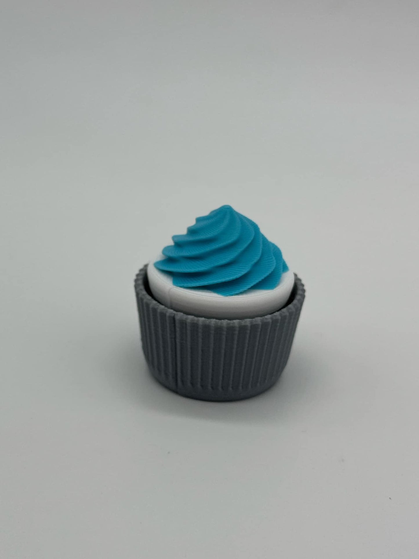 Cupcake Clicker 3D Printed Keychain Accessory