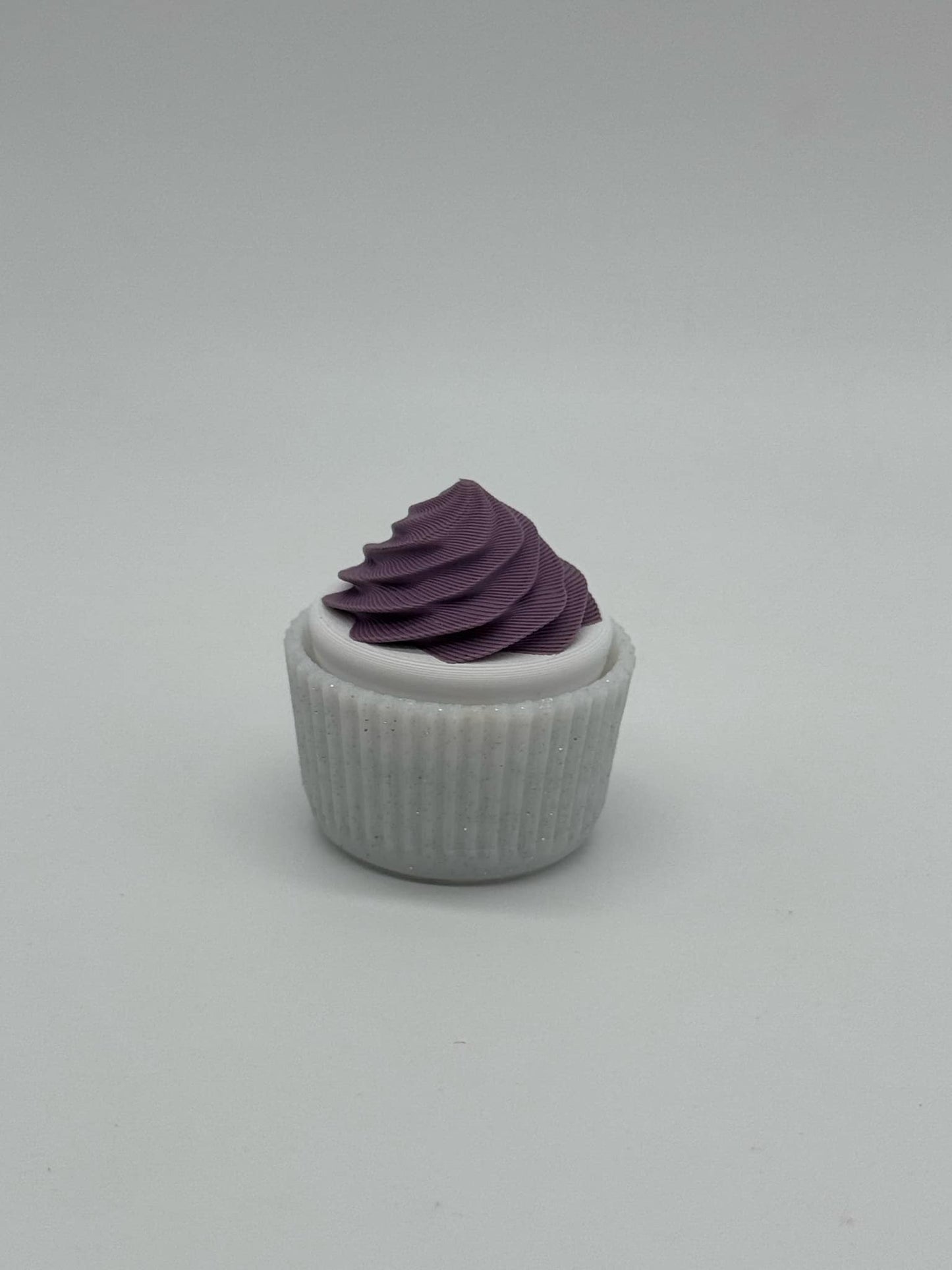 Cupcake Clicker 3D Printed Keychain Accessory