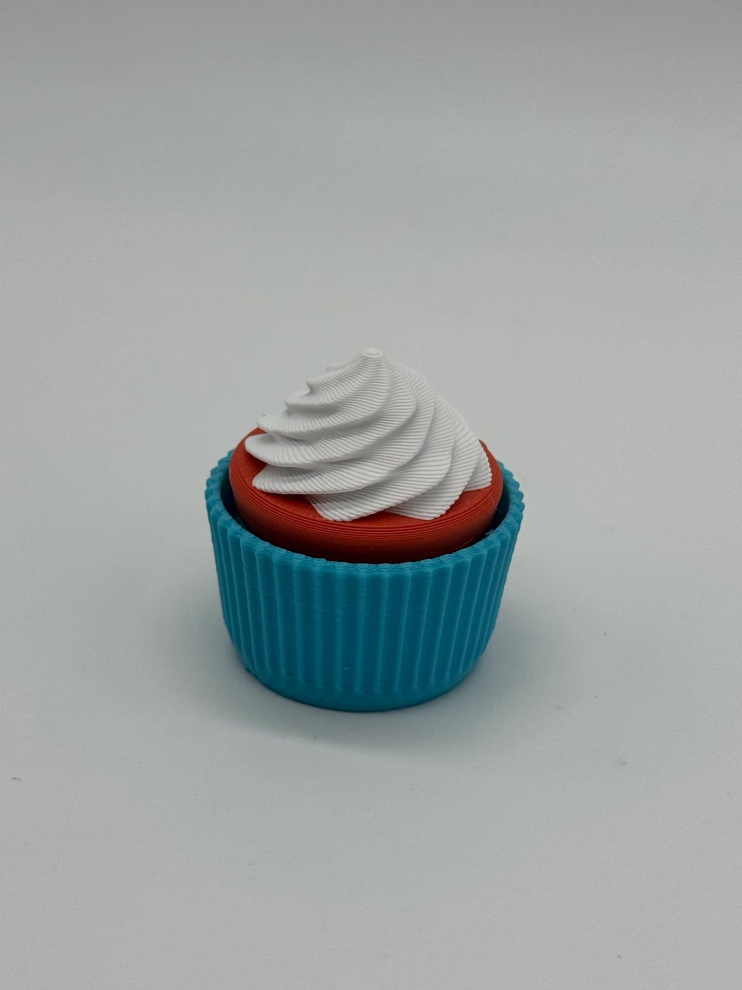 Cupcake Clicker 3D Printed Keychain Accessory