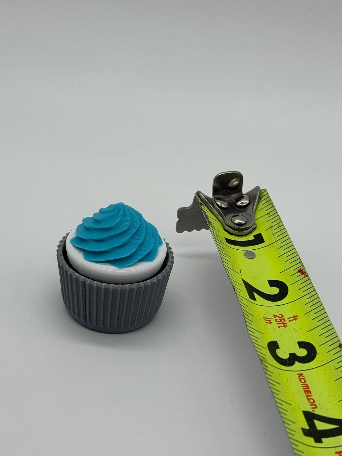 Cupcake Clicker 3D Printed Keychain Accessory