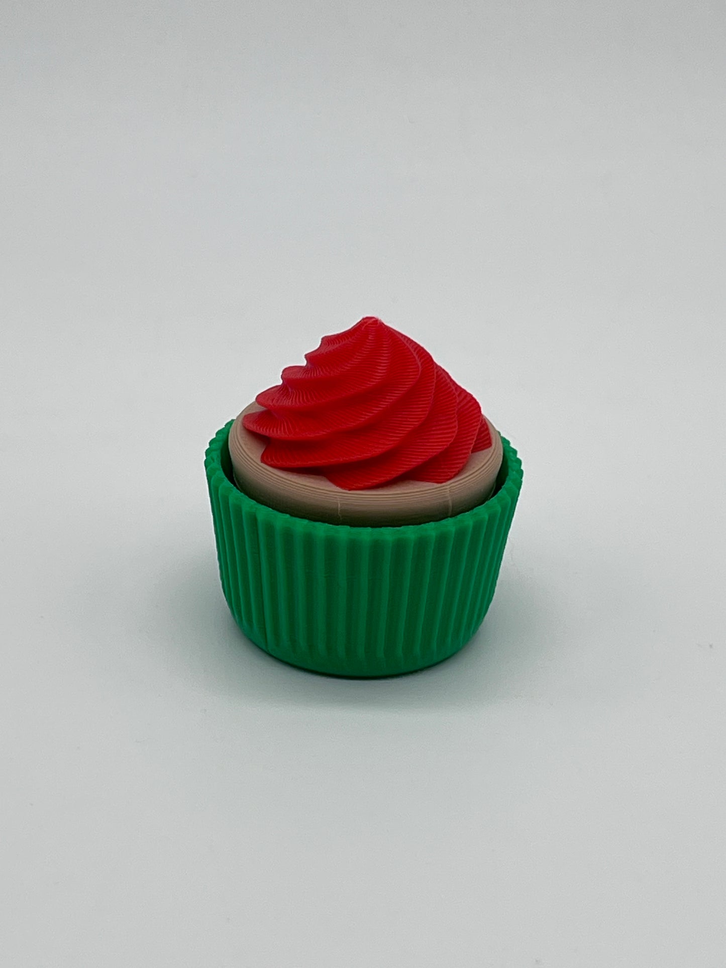 Cupcake Clicker 3D Printed Keychain Accessory