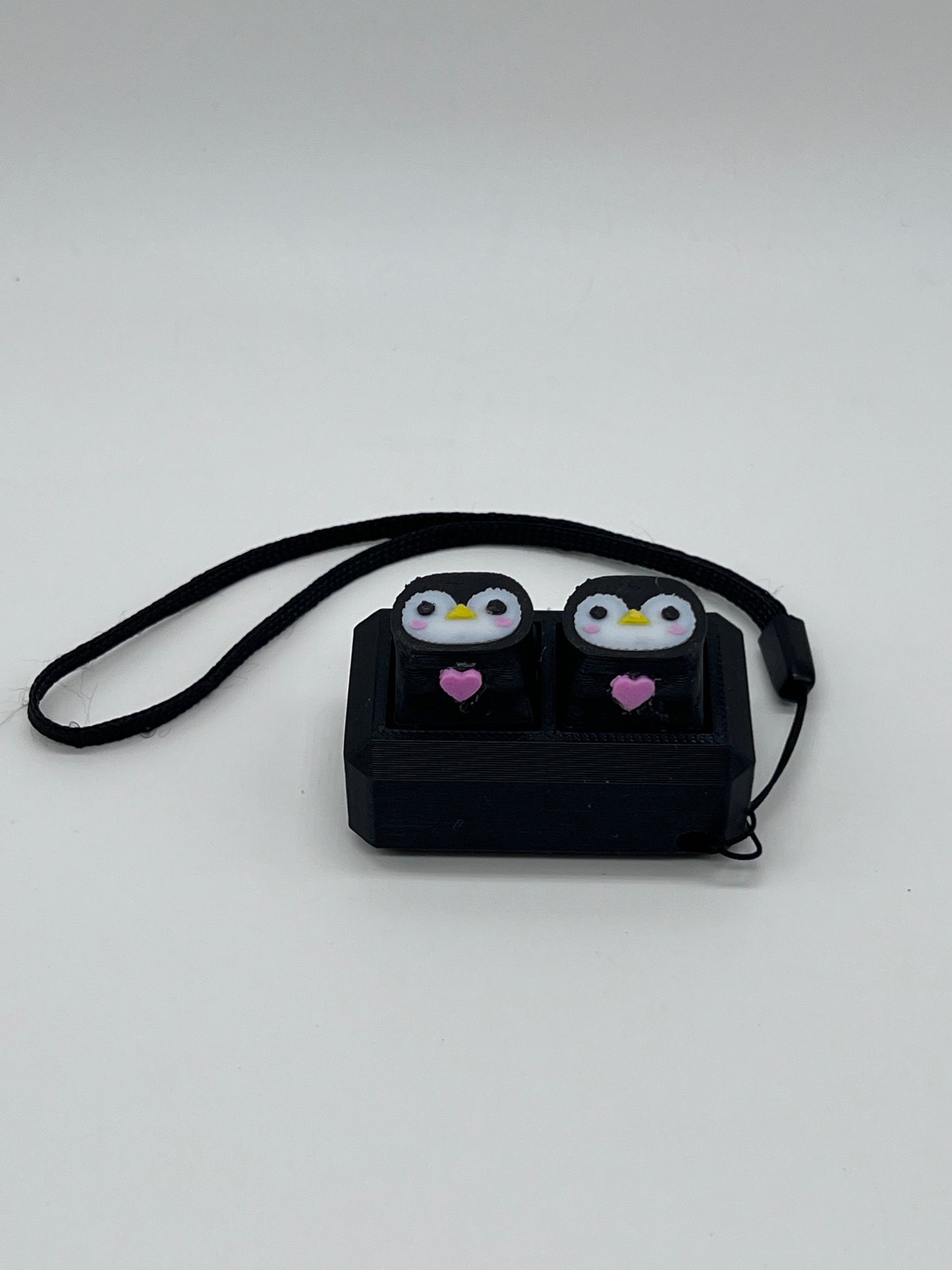 Penguin Clicker 3D Printed Home Decor Accessory