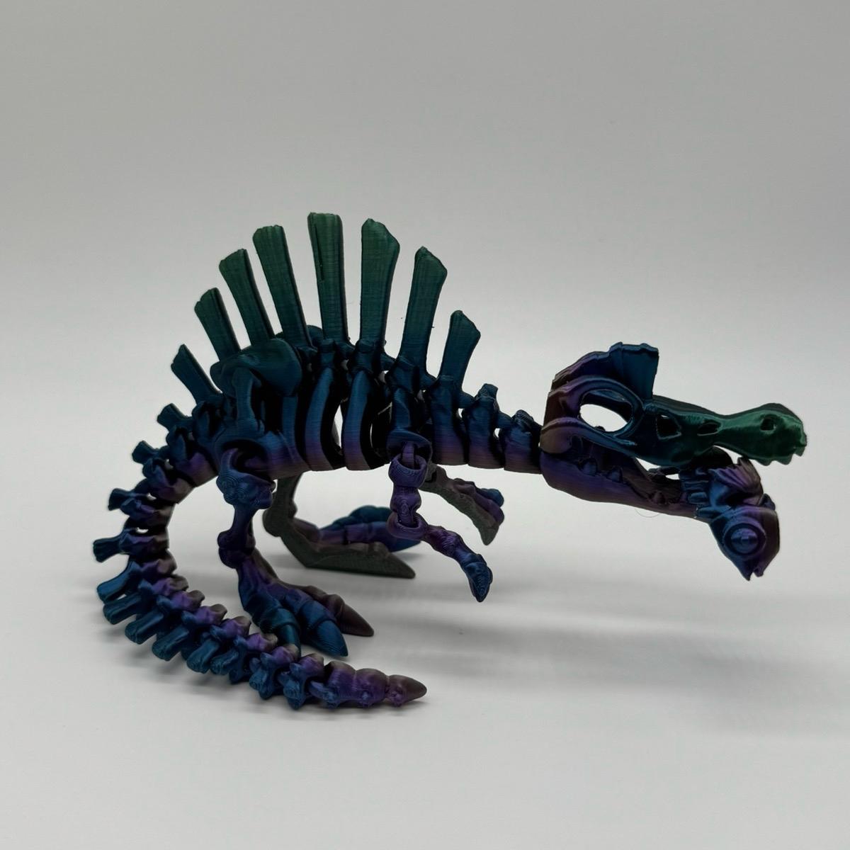 Skeleton Dinosaurs 3D Printed Home Decor TRex Spinasaurus Triceratops Stegosaurus