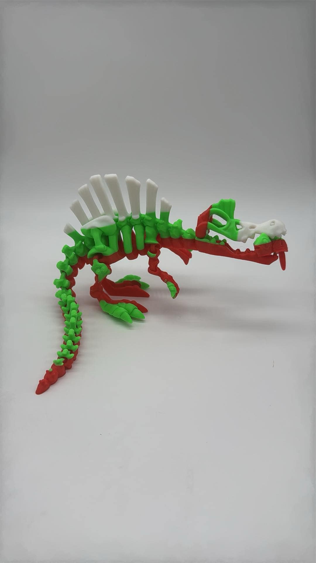 Skeleton Dinosaurs 3D Printed Home Decor TRex Spinasaurus Triceratops Stegosaurus