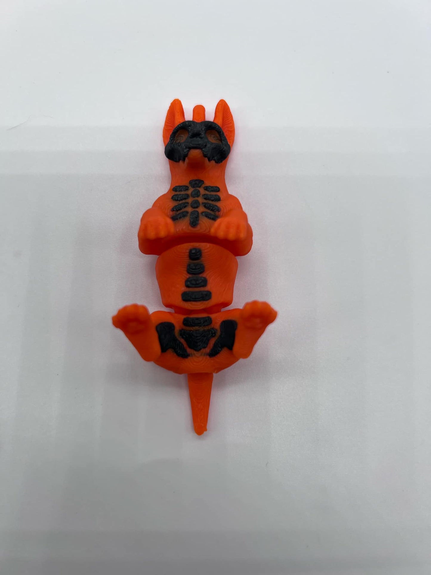 Spooky 3D Printed Skeleton Cat and Dog Halloween Decoration for Home