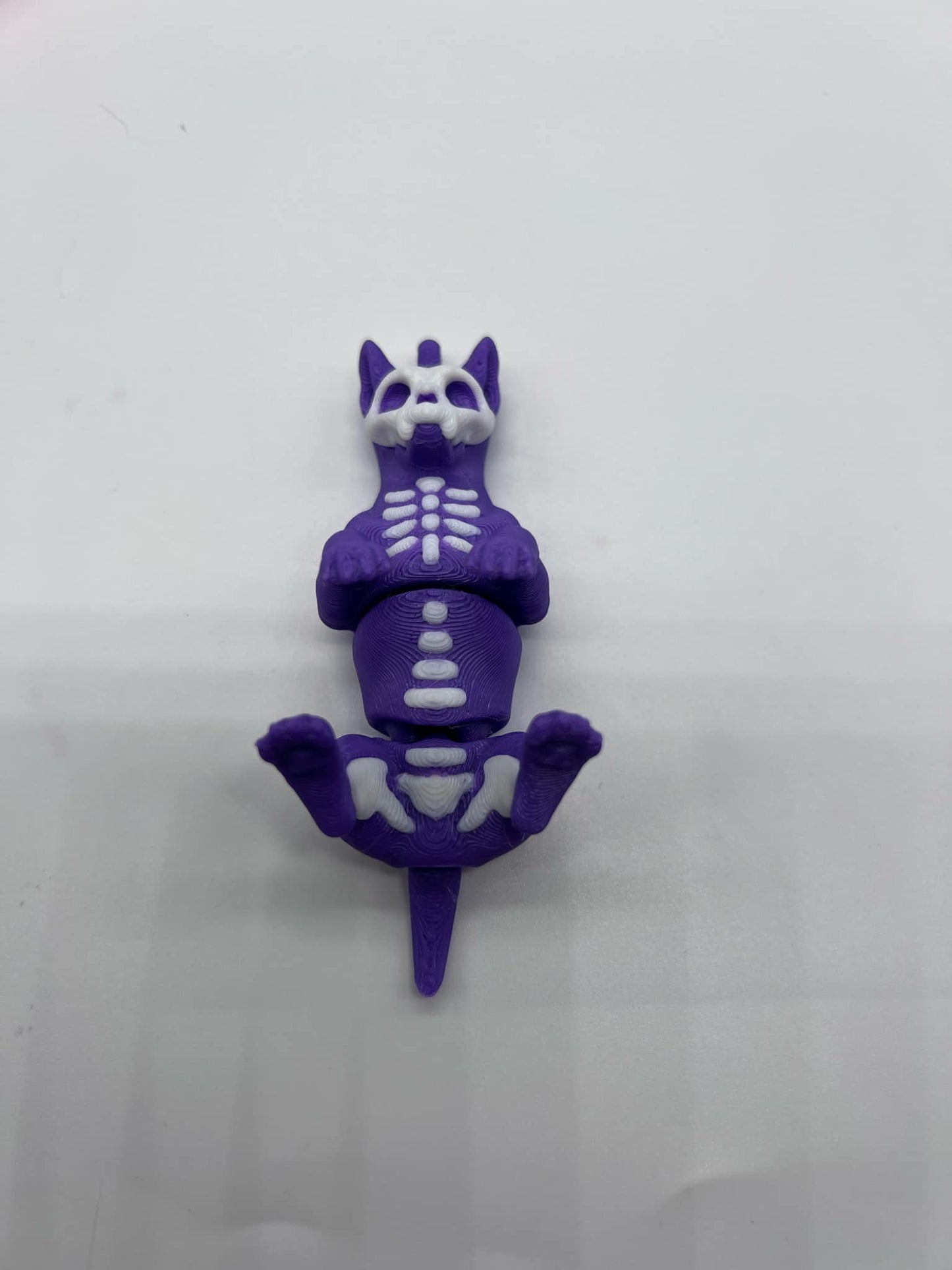 Spooky 3D Printed Skeleton Cat and Dog Halloween Decoration for Home