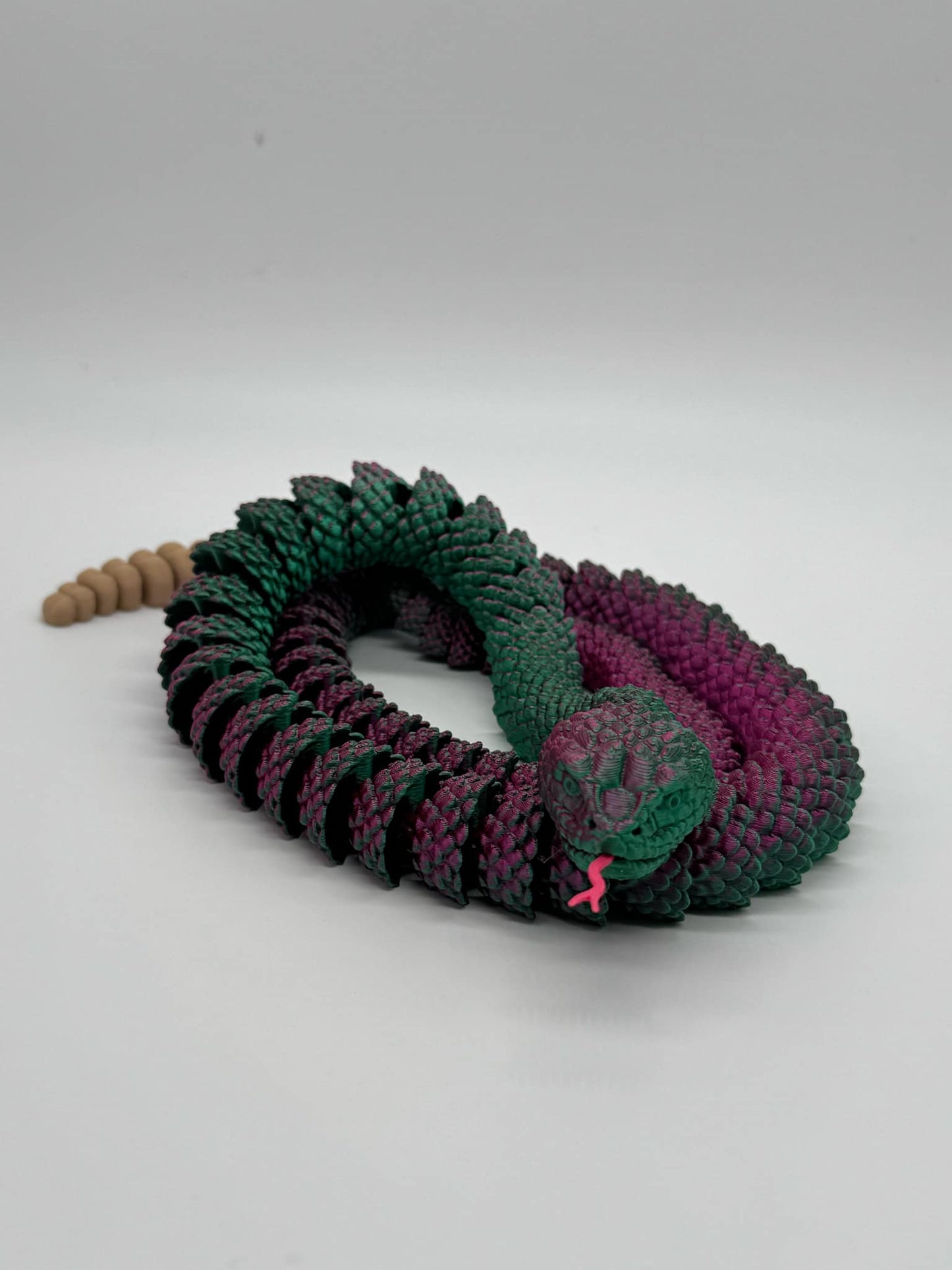 Snake and Rattlesnake 3D Printed Home Decor