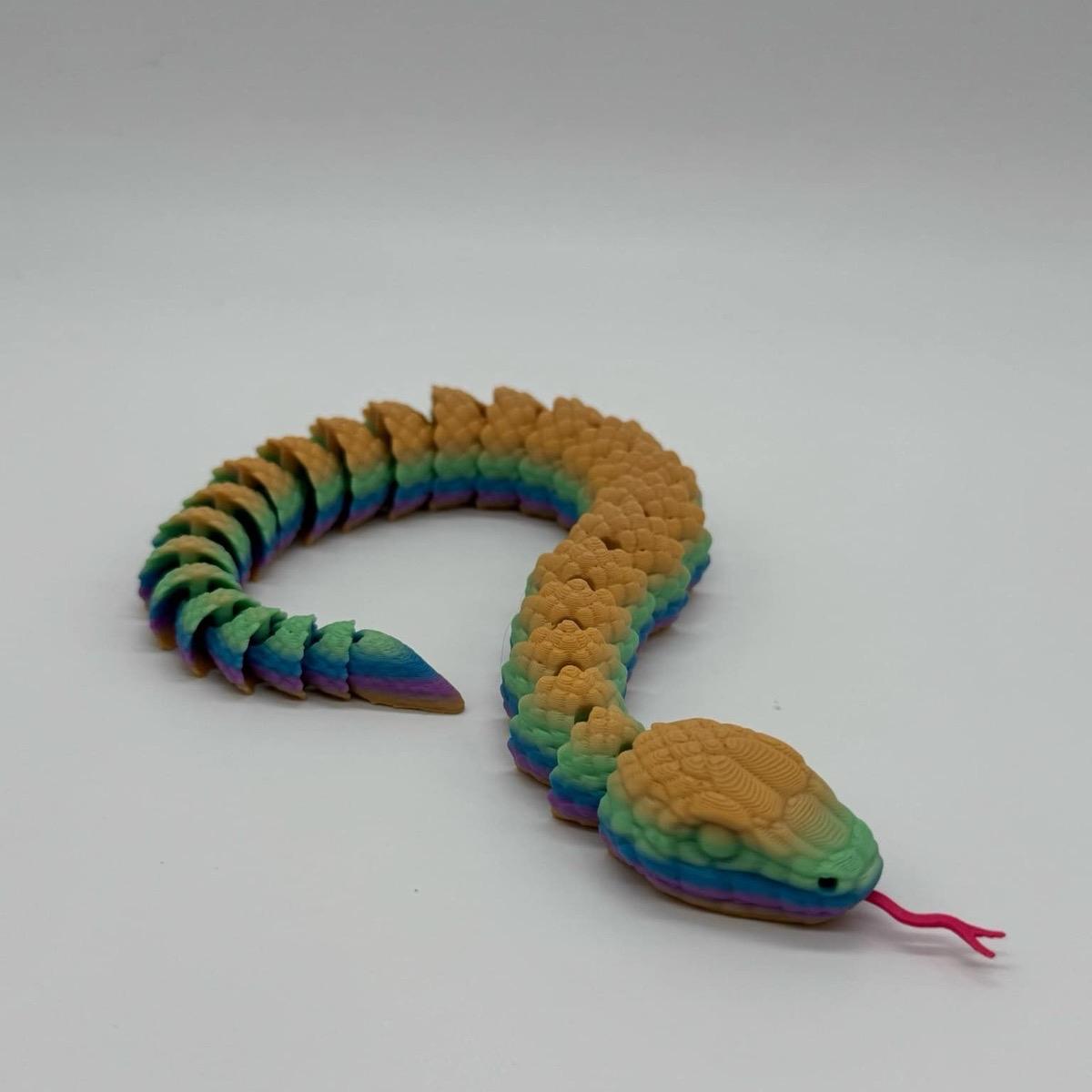 Snake and Rattlesnake 3D Printed Home Decor