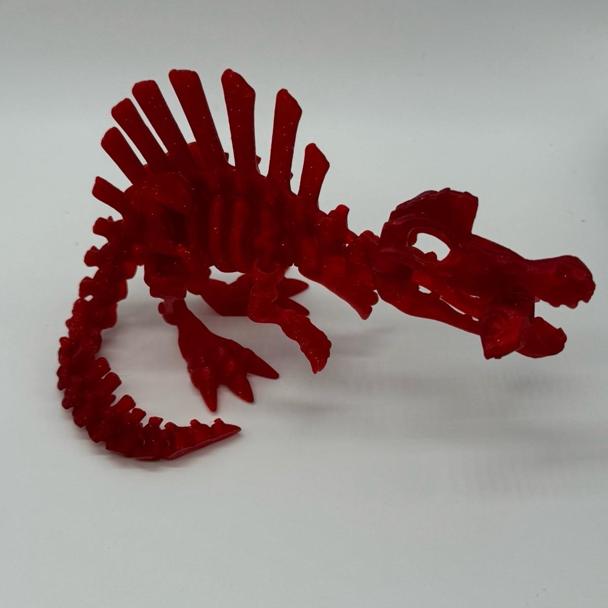 Skeleton Dinosaurs 3D Printed Home Decor TRex Spinasaurus Triceratops Stegosaurus