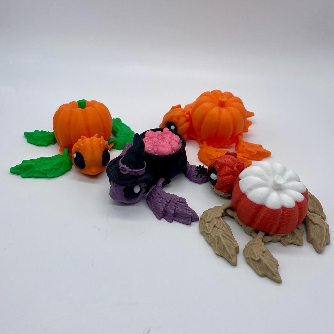 Autumn Turtles 3D Printed Home Decor