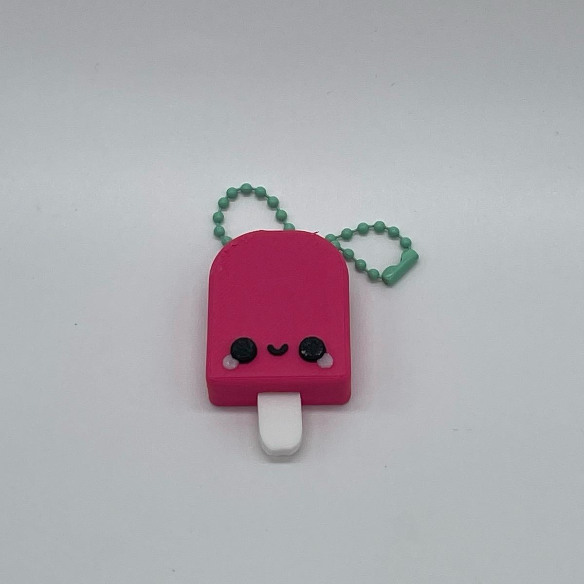 Popsicle Keychain 3D Printed Bag Charm Accessory