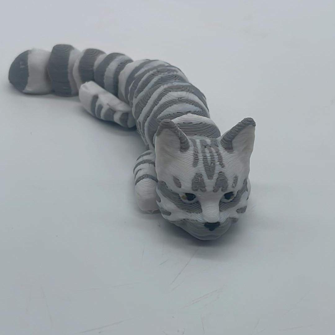 Cat Articulated 3D Printed Home Decor